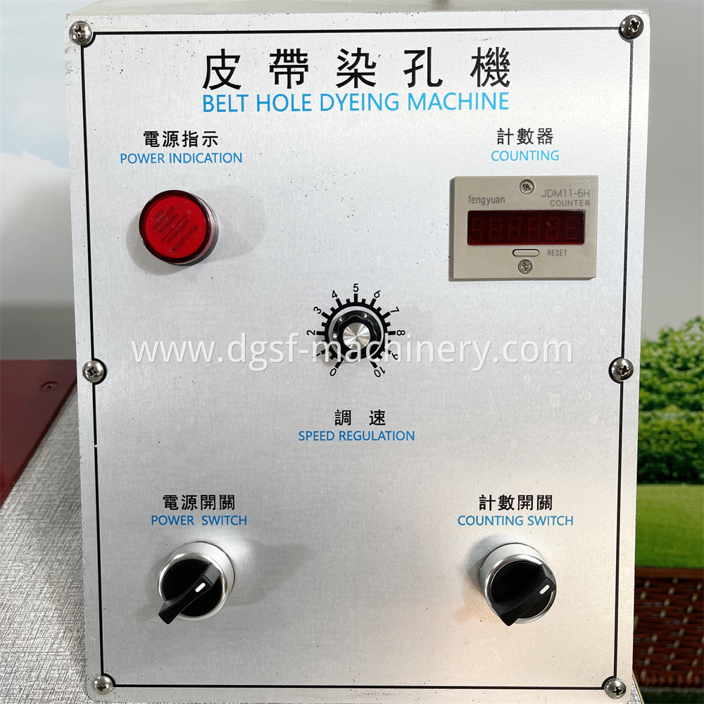 Leather Belt Dyeing Hole Machine 6 Jpg